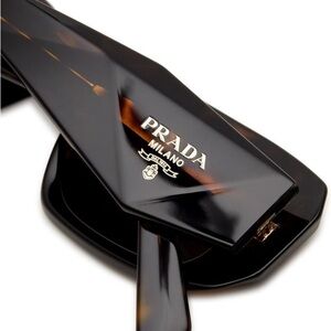 Prada Black and Brown Sunglasses